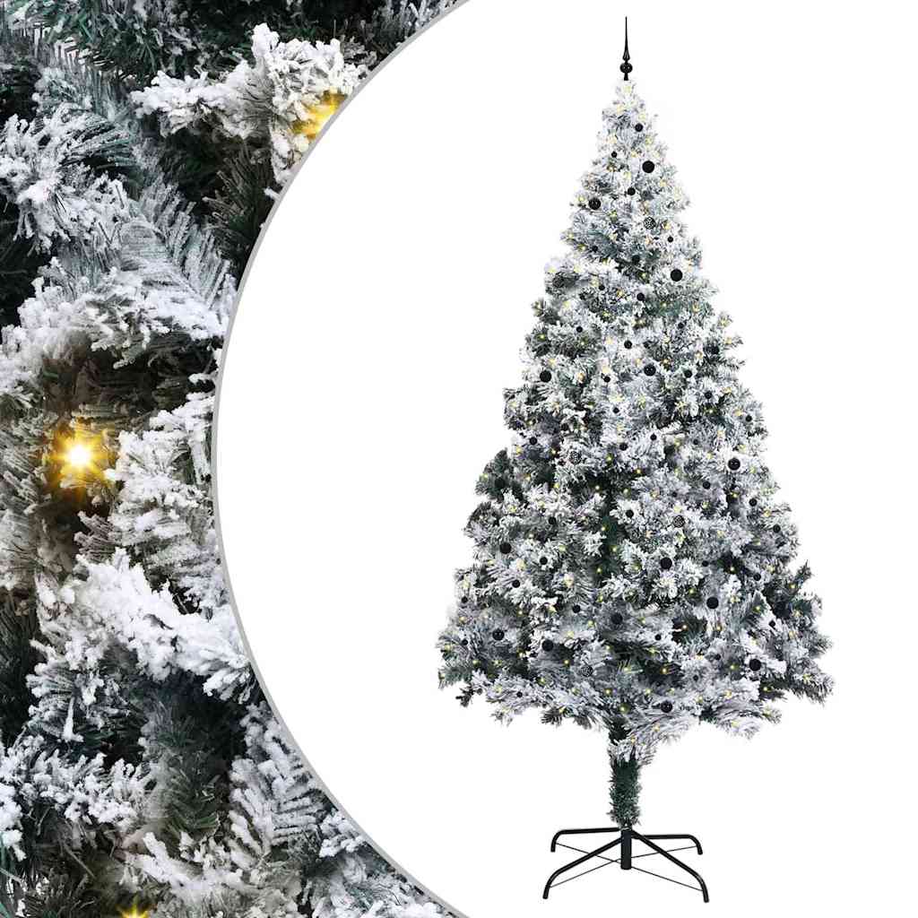 Artificial Pre-lit Christmas Tree with Ball Set Green 400 cm